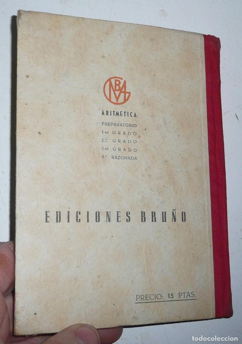 Libros de segunda mano: Tratado de Aritm&eacute;tica Elemental Primer Grado (Ediciones Bru&ntilde;o, 1958) - Foto 2
