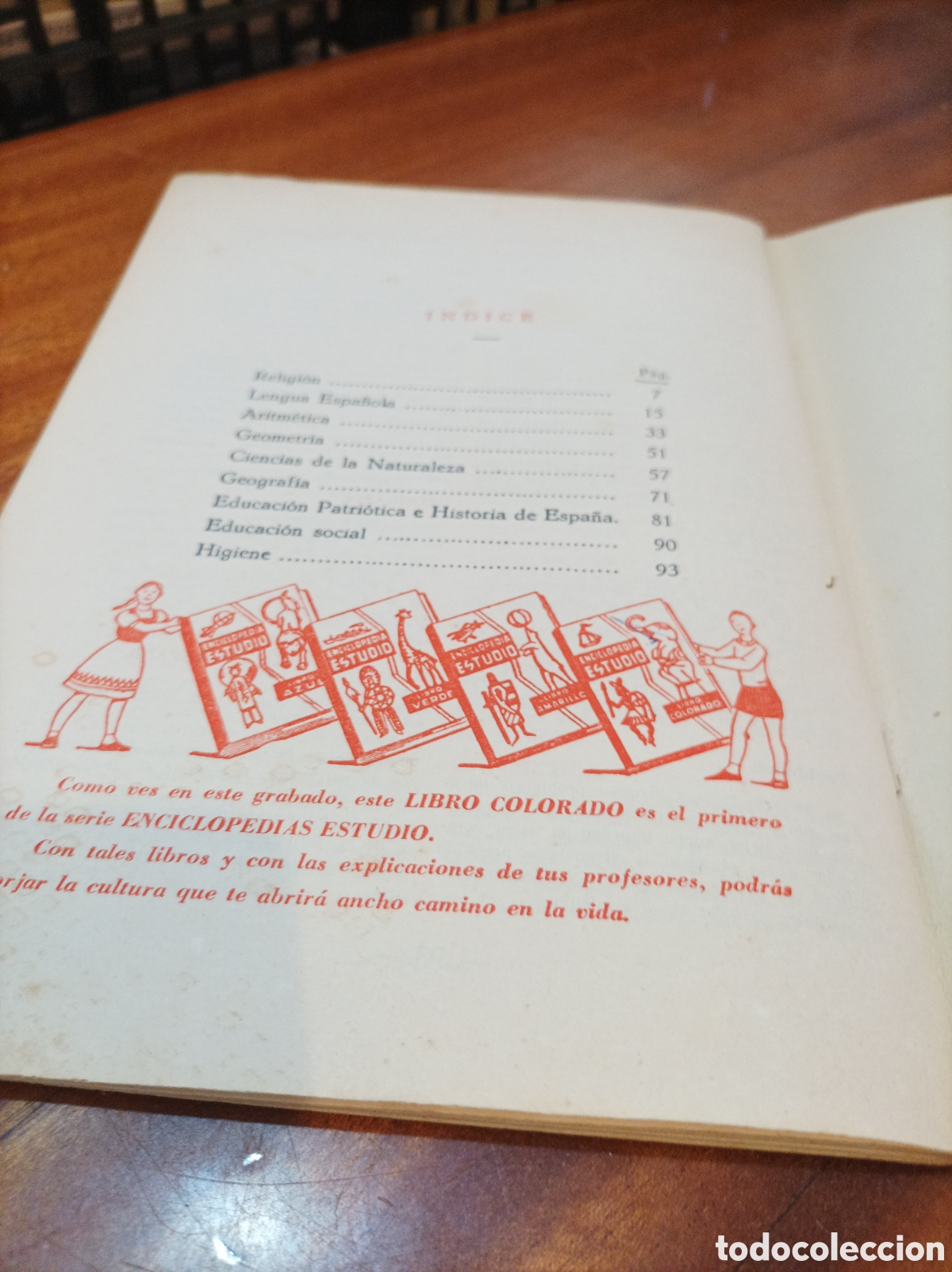Libros de segunda mano: ENCICLOPEDIA ESTUDIO.LIBRO COLORADO.DALMAU CARLES . 4 EDICI&Oacute;N 1962 - Foto 2