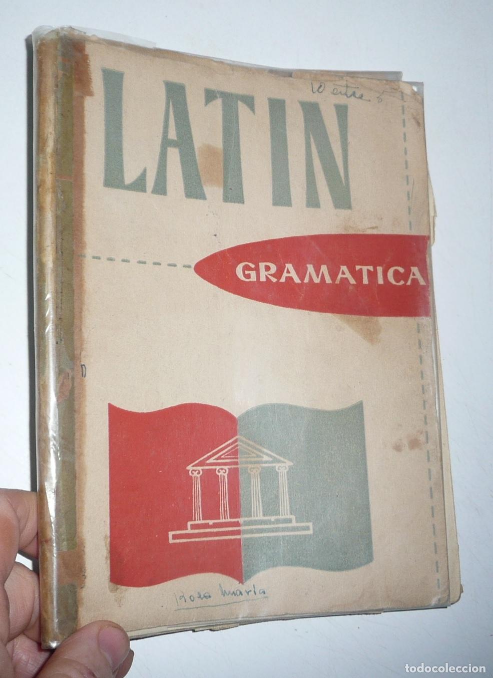 Libros de segunda mano: Lat&iacute;n. Gram&aacute;tica Latina. Plan 1957 (Bru&ntilde;o, 1960) - Foto 1