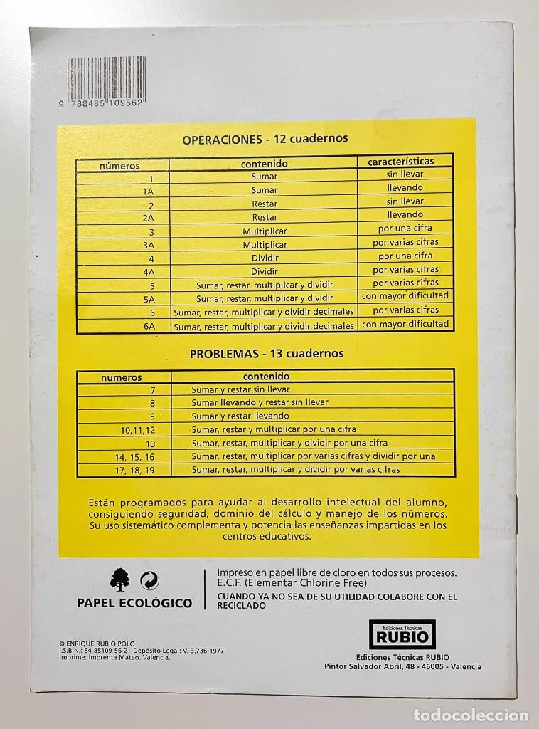Libros de segunda mano: PROBLEMAS RUBIO 4 - DIVIDIR - Foto 2