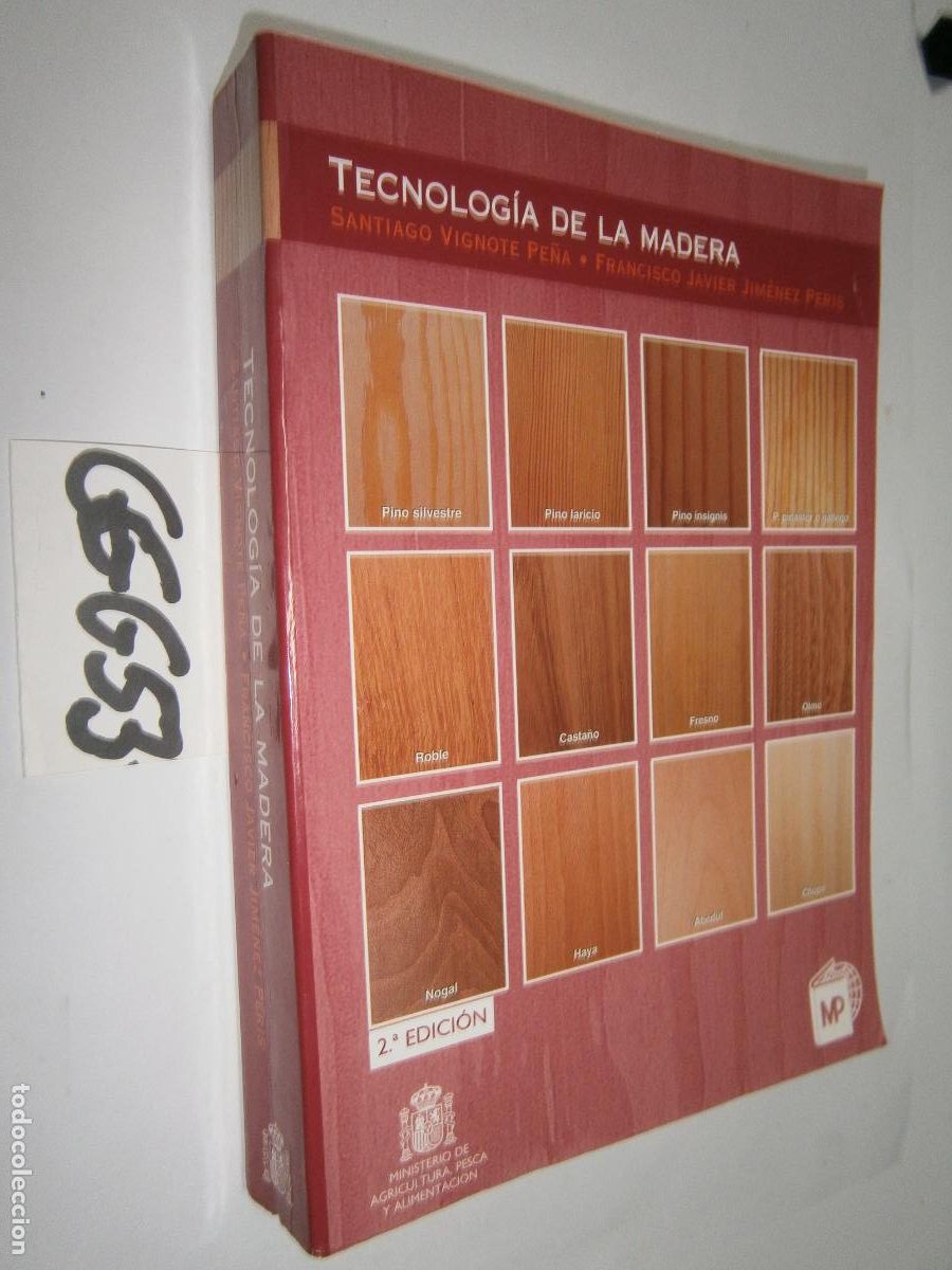 Libros de segunda mano: ANTIGUO LIBRO DE TEXTO - TECNOLOGIA DE LA MADERA - Foto 1
