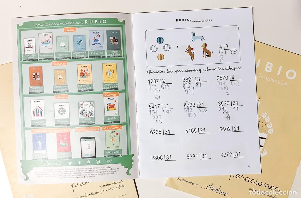 Libros de segunda mano: PROBLEMAS Y OPERACIONES RUBIO 1A, 4A Y 12 - Foto 2