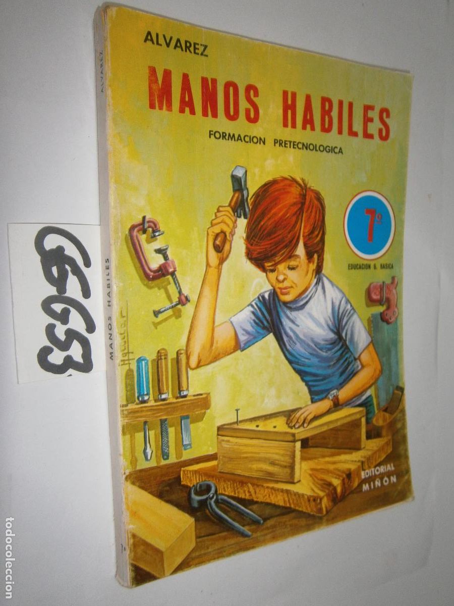 Libros de segunda mano: ANTIGUO LIBRO DE TEXTO - MANOS HABILES - Foto 1