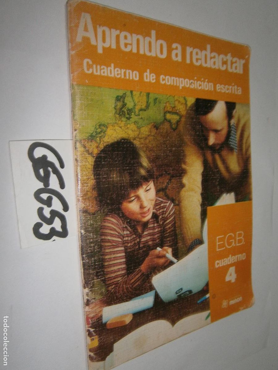 Libros de segunda mano: ANTIGUO LIBRO DE TEXTO - APRENDO A REDACTAR EGB - Foto 1