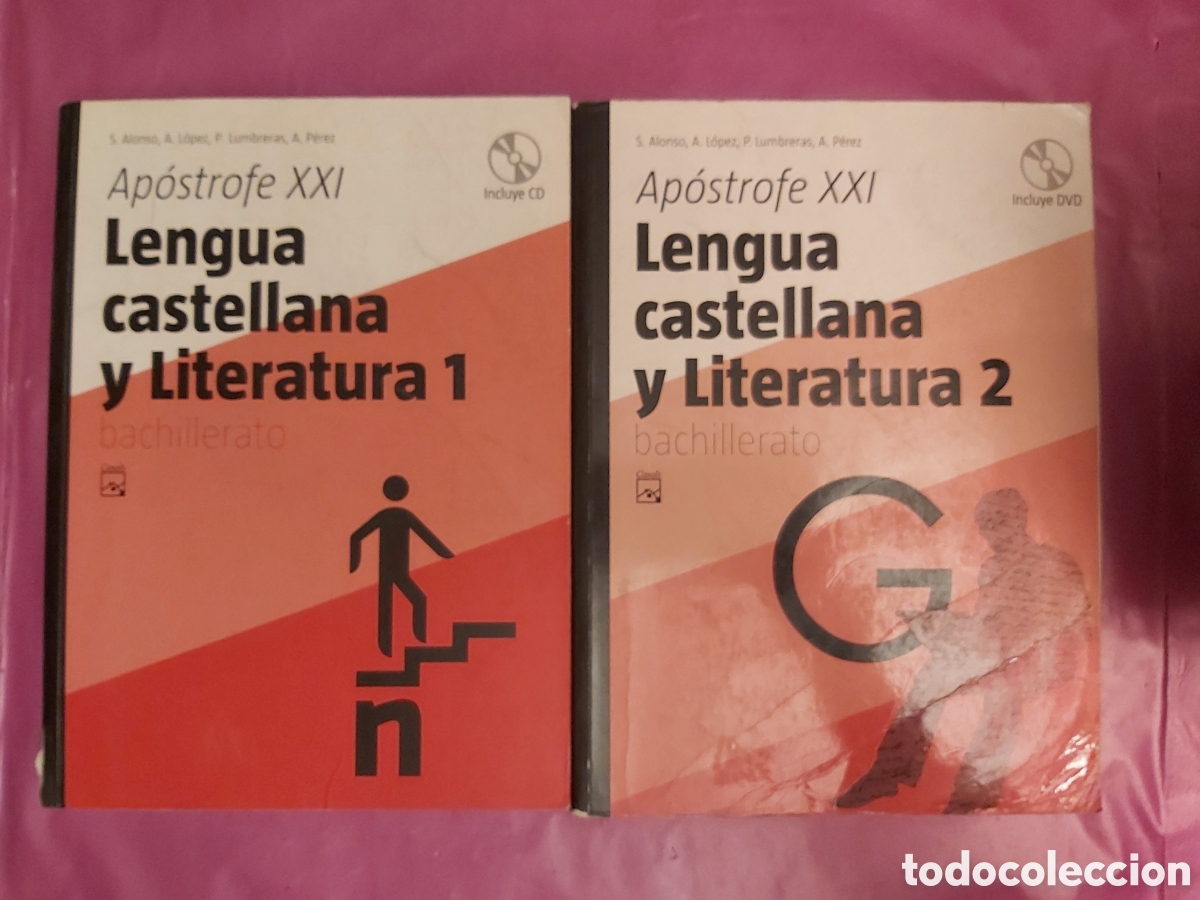 Gebrauchte B&uuml;cher: APOSTROFE XXI LENGUA CASTELLANA Y LITERATURA 1 y 2 BACHILLERATO INCLUYE CD y DVD VVAA 2008 CASALS