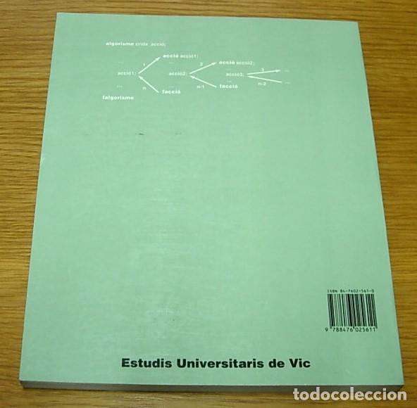 Libros de segunda mano: Libro Programaci&oacute; : Introducci&oacute; a lAlgor&iacute;smica Eumo Editorial 1&ordf;Edici&oacute; Mar&ccedil; 1992 en Catal&agrave; - Foto 2