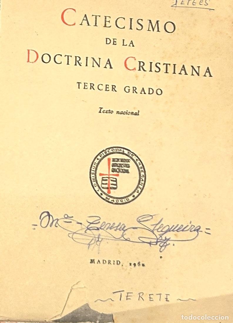 Libros de segunda mano: CATECISMO. Tercer Grado. Texto Nacional.1962 - Foto 3