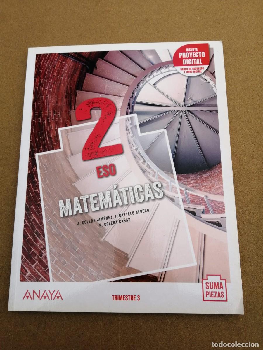 Libros de segunda mano: ANAYA. 2&ordm; ESO MATEMATICAS, TRIMESTRE 3 - Foto 1