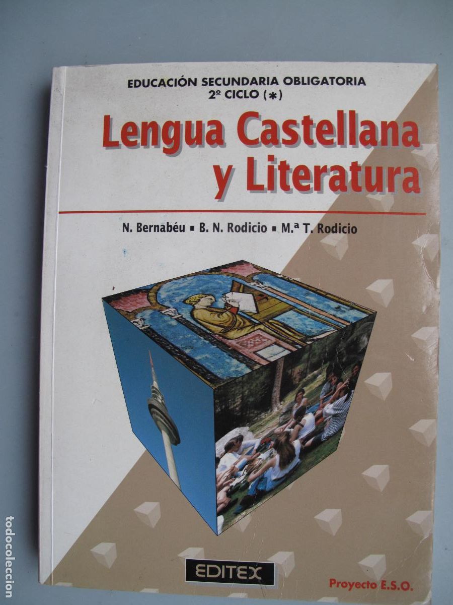 Second hand books: LENGUA CASTELLANA Y LITERATURA.- 2&ordm; CICLO DE E.S.O..- N. BERNABEUM BN. RODICIO, M&ordf;. T. RODICIO.--