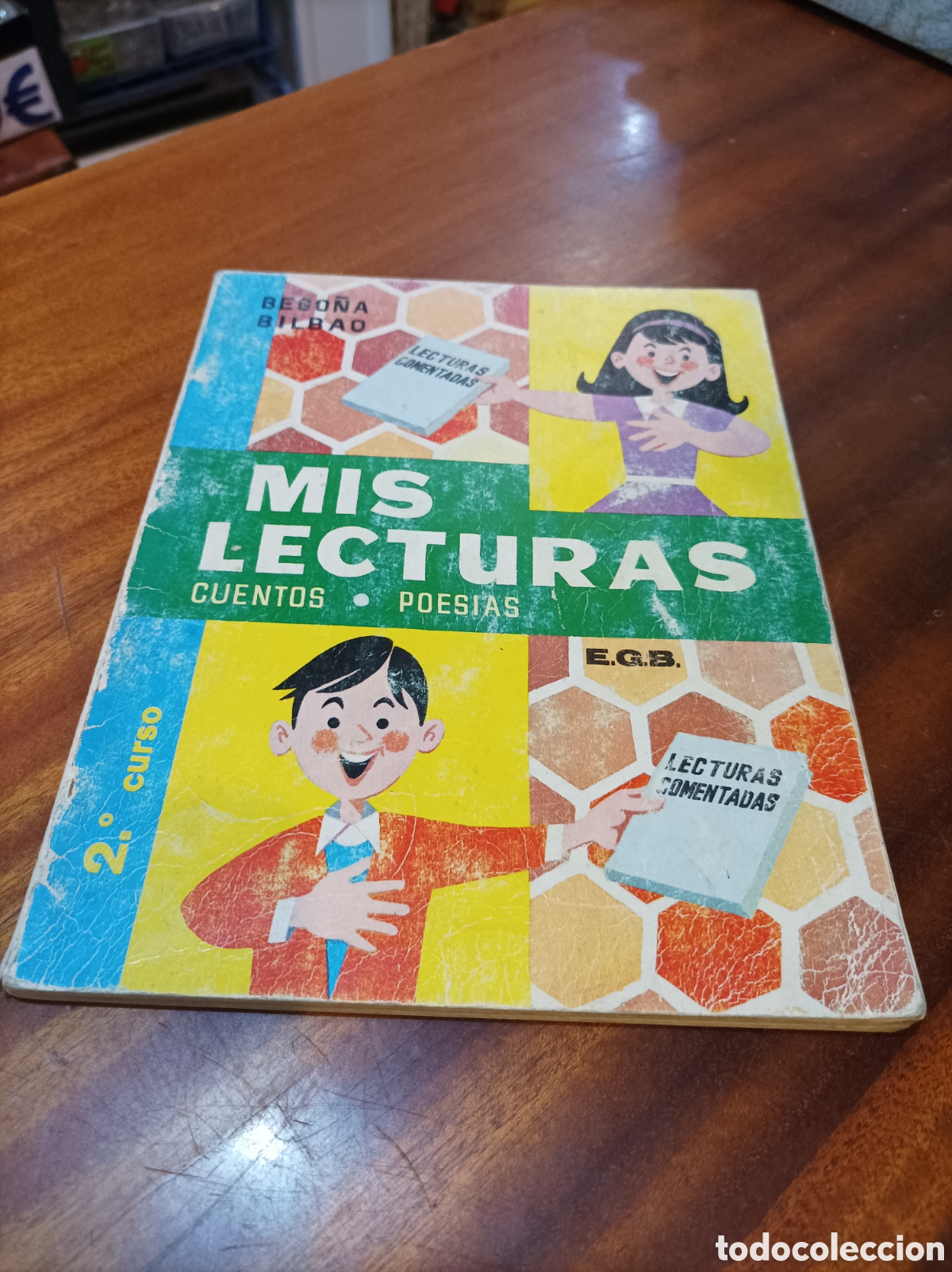 Libros de segunda mano: MIS LECTURAS.CUENTOS.POESIAS.2CURSO EGB.BEGO&Ntilde;A BILBAO
