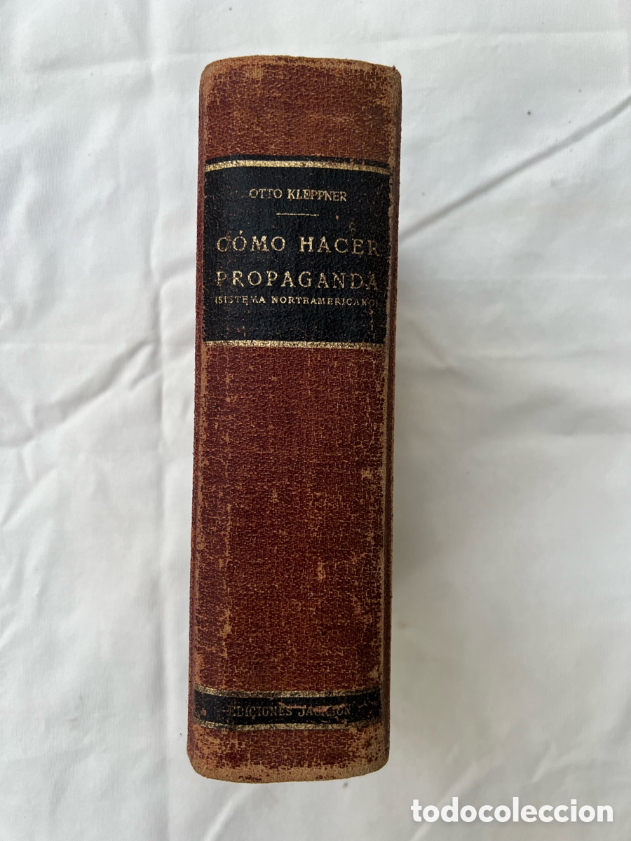 Libros de segunda mano: &rdquo;C&oacute;mo hacer propaganda&rdquo;, Otto Kleppner (1950) - Foto 2