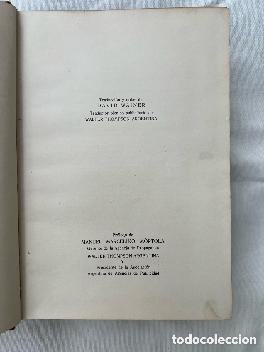 Libros de segunda mano: &rdquo;C&oacute;mo hacer propaganda&rdquo;, Otto Kleppner (1950) - Foto 5