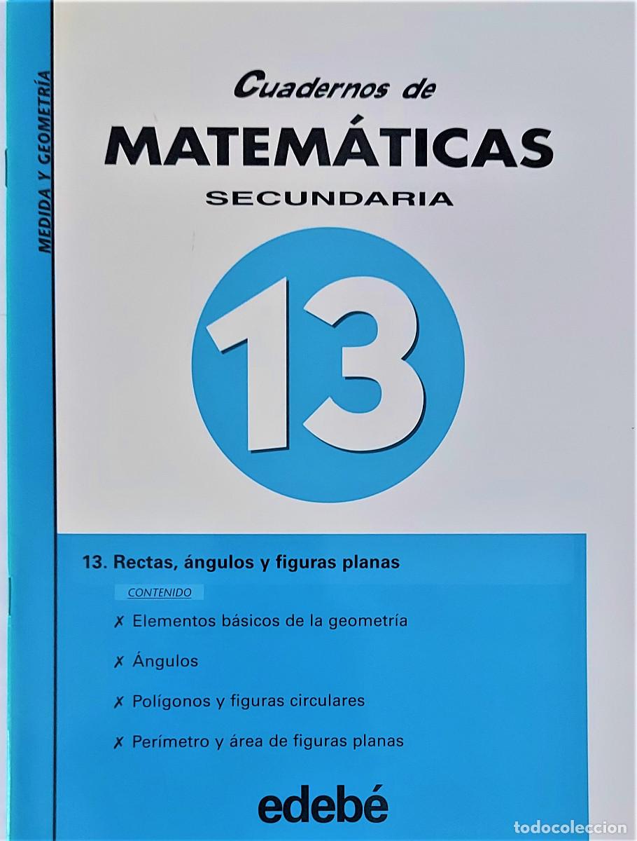Libros de segunda mano: CUADERNOS DE MATEM&Aacute;TICAS. SECUNDARIA ( 6 CUADENOS ). EDEB&Eacute; - Foto 6