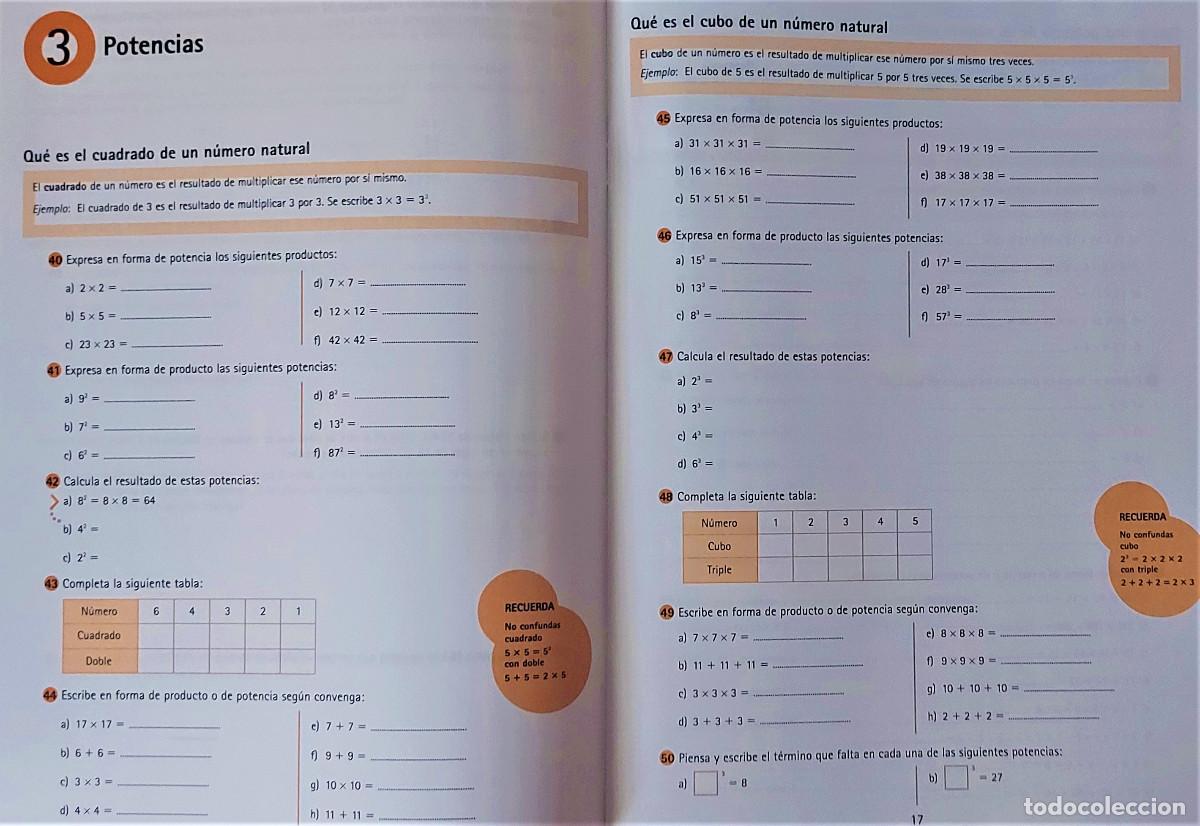 Libros de segunda mano: CUADERNOS DE MATEM&Aacute;TICAS - ESO - SM - CONOCIMIENTOS B&Aacute;SICOS DE ARITM&Eacute;TICA Y GEOMETR&Iacute;A - Foto 8