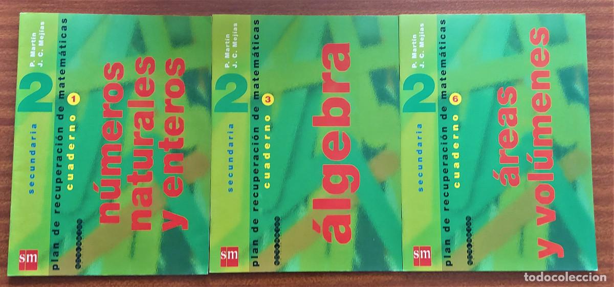 Libros de segunda mano: CUADERNOS DE MATEM&Aacute;TICAS 2&ordm; E.S.O. - EDITORIAL SM - N&Uacute;MEROS 1,3,6 - Foto 1
