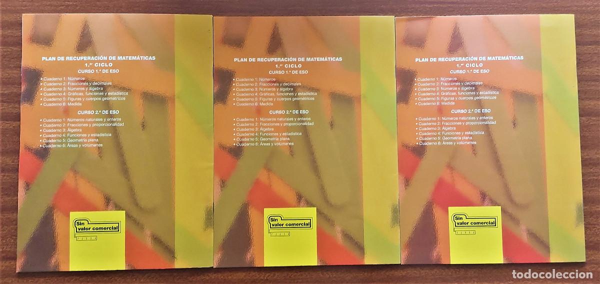 Libros de segunda mano: CUADERNOS DE MATEM&Aacute;TICAS 2&ordm; E.S.O. - EDITORIAL SM - N&Uacute;MEROS 1,3,6 - Foto 2