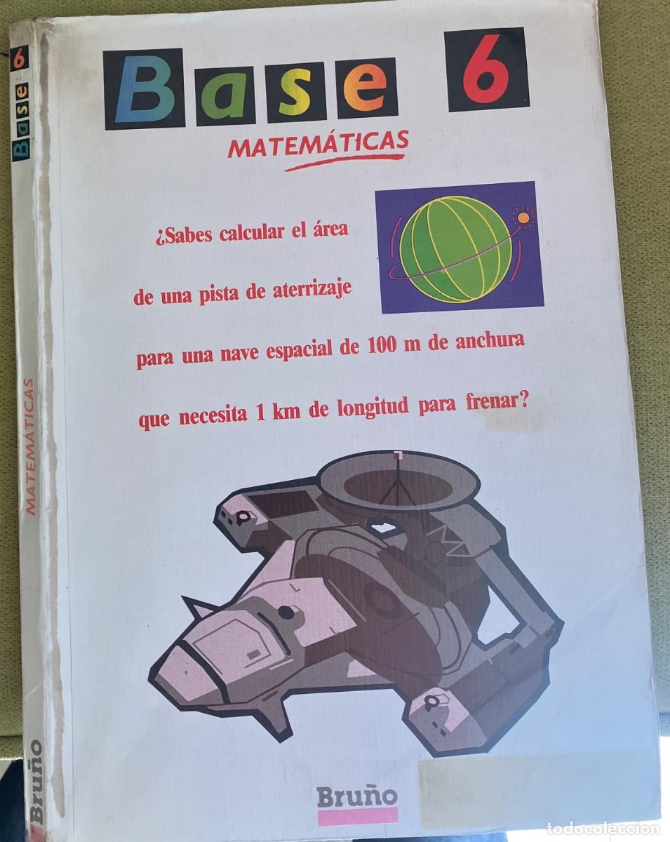 Libros de segunda mano: Manual Base matem&aacute;ticas 6&deg; EGB ed Bru&ntilde;o 1988