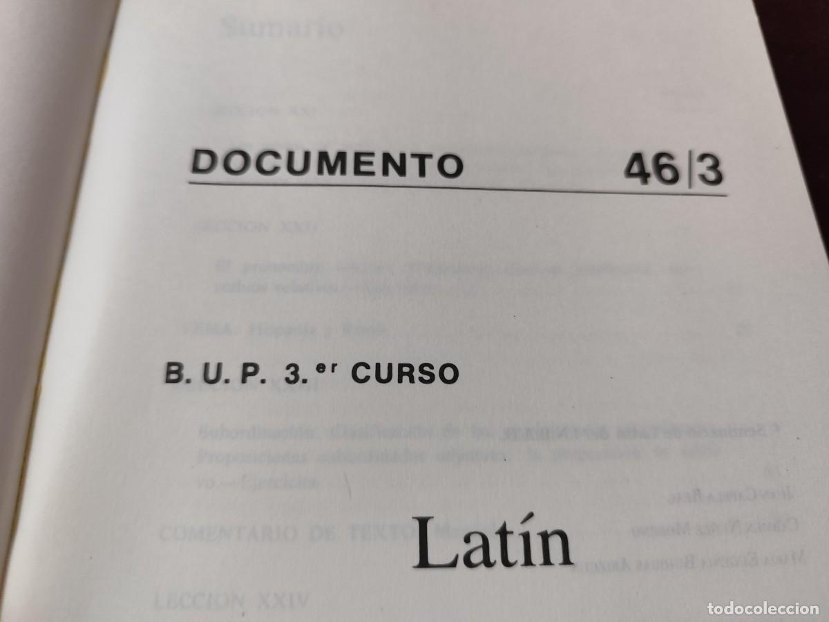 Libros de segunda mano: LATIN 3&ordm;BUP 46/3 / / CJA 448 / INBAD - Foto 5