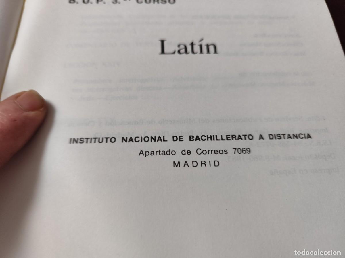 Libros de segunda mano: LATIN 3&ordm;BUP 46/3 / / CJA 448 / INBAD - Foto 6