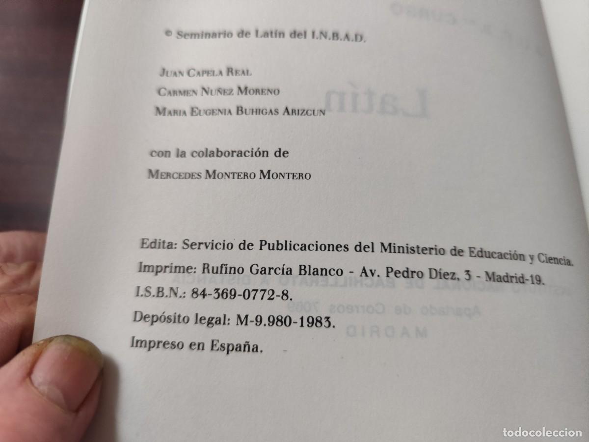 Libros de segunda mano: LATIN 3&ordm;BUP 46/3 / / CJA 448 / INBAD - Foto 7