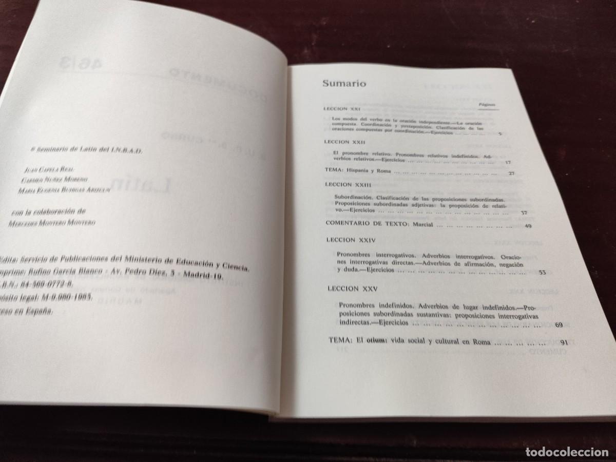 Libros de segunda mano: LATIN 3&ordm;BUP 46/3 / / CJA 448 / INBAD - Foto 8