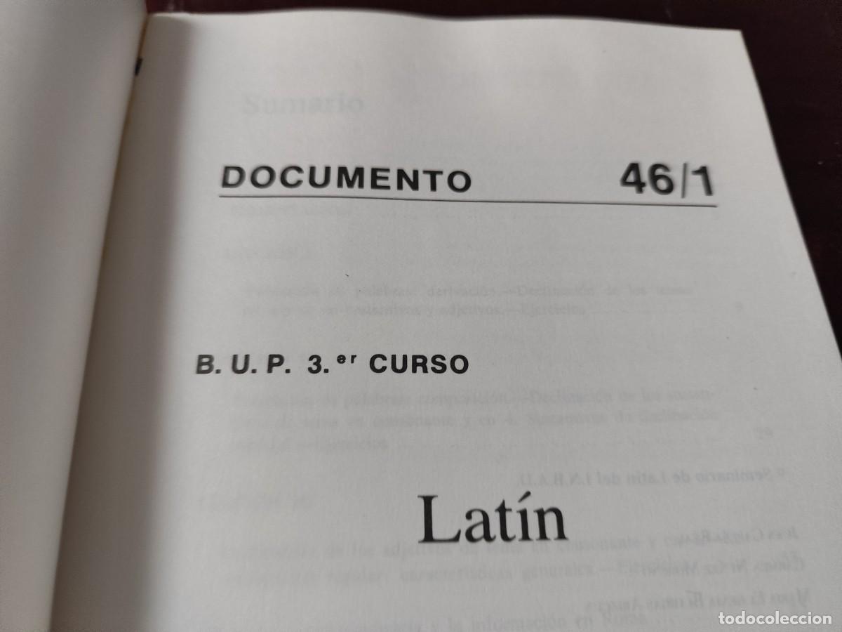Libros de segunda mano: LATIN 3&ordm;BUP 46/1 / / CJA 448 / INBAD - Foto 6
