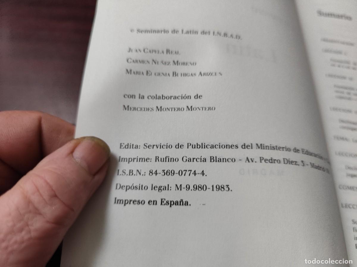 Libros de segunda mano: LATIN 3&ordm;BUP 46/1 / / CJA 448 / INBAD - Foto 8