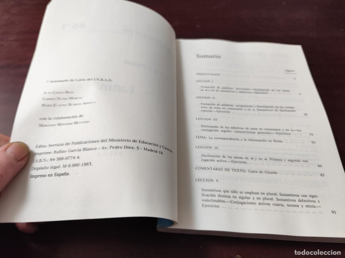 Libros de segunda mano: LATIN 3&ordm;BUP 46/1 / / CJA 448 / INBAD - Foto 9