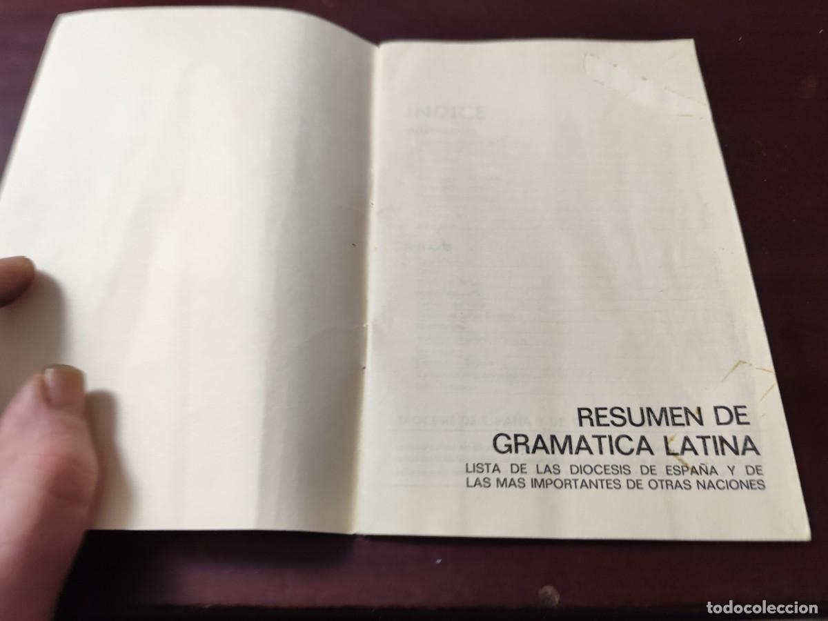 Libros de segunda mano: RESUMEN DE GRAMATICA LATINA / / CJA 448 / - Foto 4