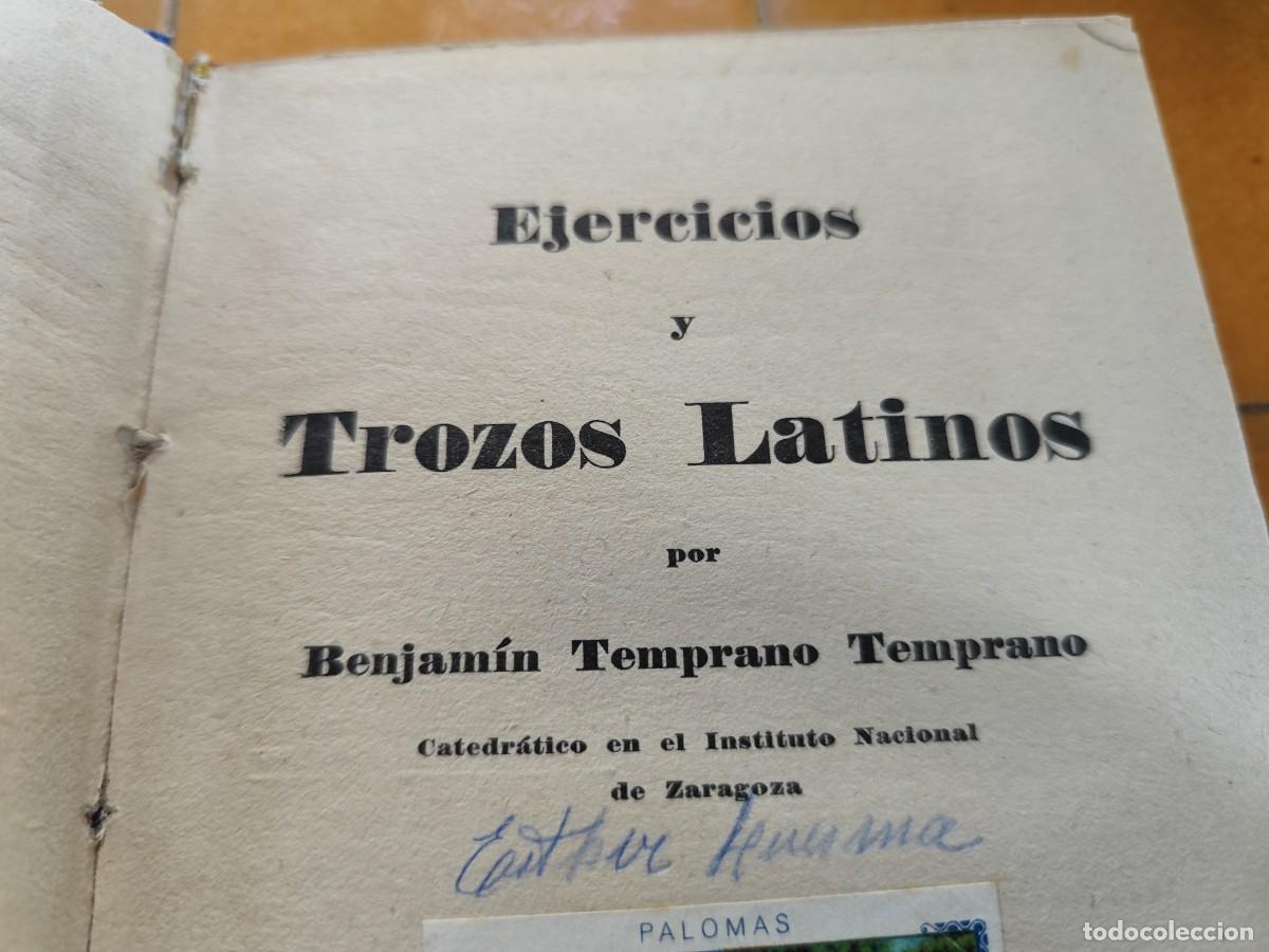 Libros de segunda mano: EJERCICIOS Y TROZOS LATINOS / BENJAMIN TEMPRANO / ZUX 25 / - Foto 4