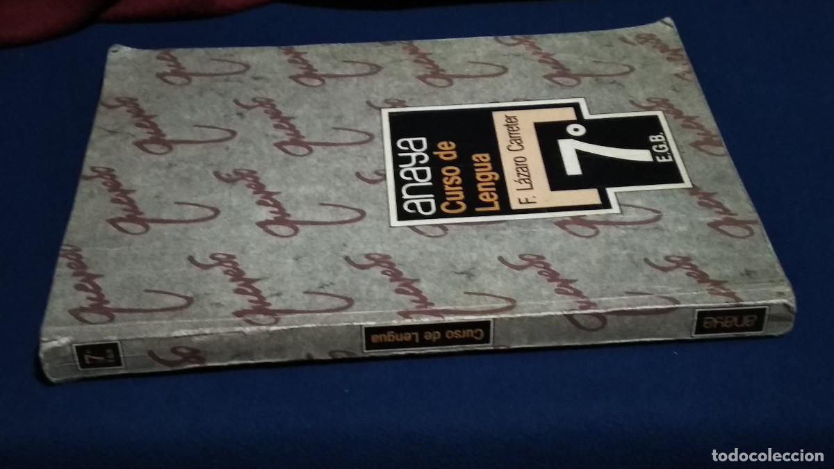 Libros de segunda mano: Libro de Texto Curso de Lengua 7 EGB Anaya 1983 - Foto 2