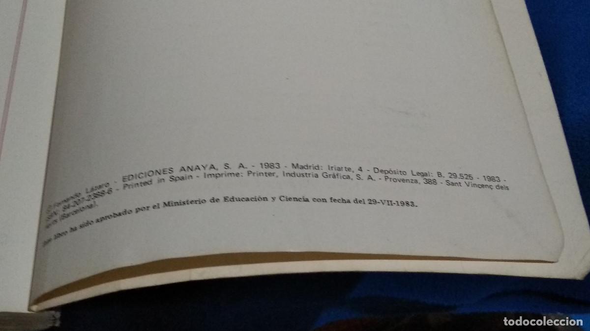 Libros de segunda mano: Libro de Texto Curso de Lengua 7 EGB Anaya 1983 - Foto 9