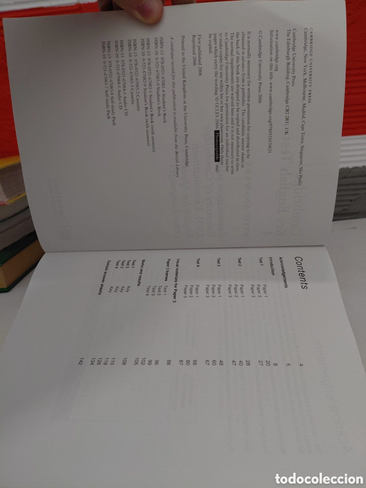 Libros de segunda mano: Cambridge Key English Test. Ingl&eacute;s - Foto 3