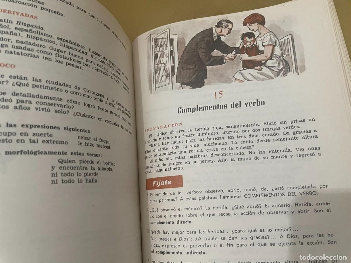 Libros de segunda mano: LIBRO ESPA&Ntilde;OL 2&ordm; DE BACHILLERATO EDICIONES SM 1964 BIEN CONSERVADO - Foto 8