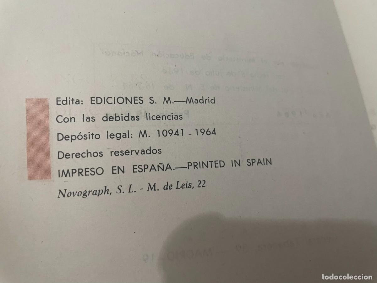 Libros de segunda mano: LIBRO ESPA&Ntilde;OL 2&ordm; DE BACHILLERATO EDICIONES SM 1964 BIEN CONSERVADO - Foto 11