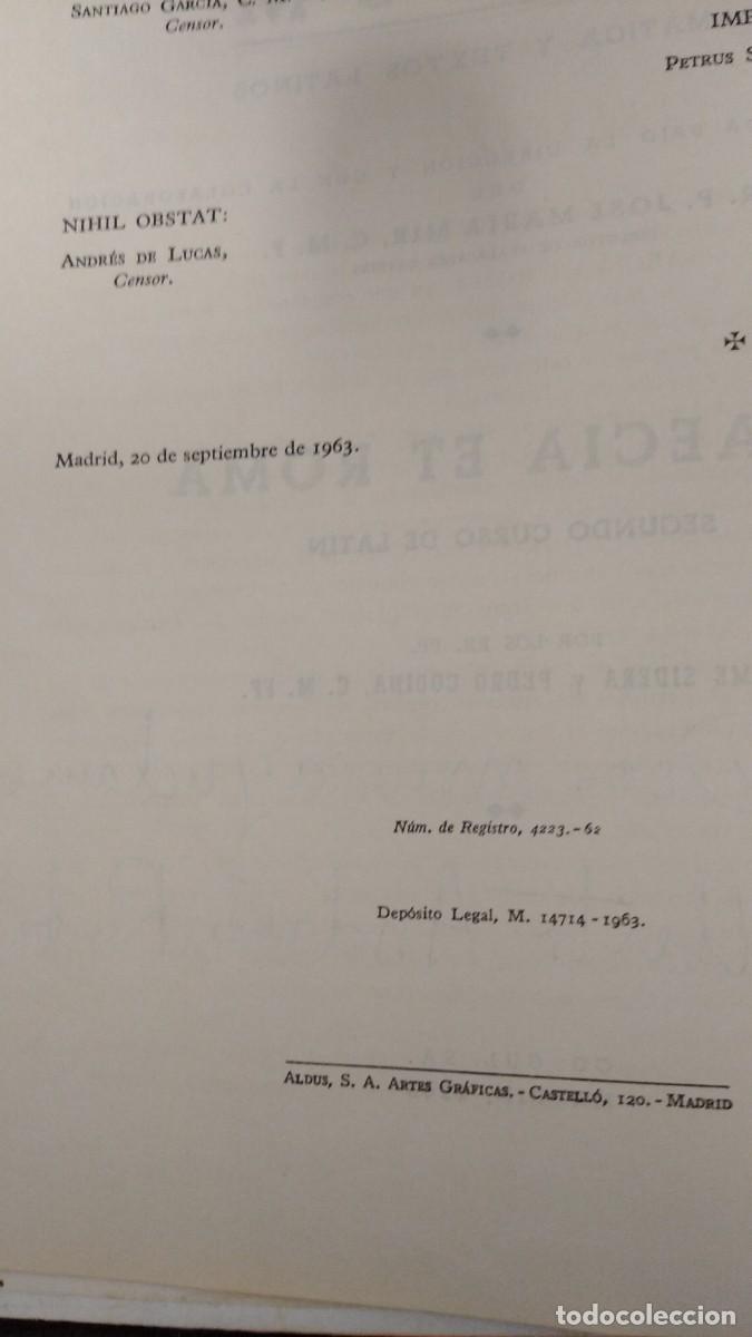 Libros de segunda mano: Graecia et Roma - Coculsa. - Foto 3