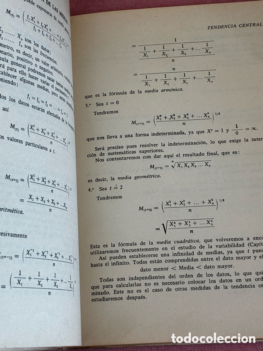 Libros de segunda mano: Libro LA ESTAD&Iacute;STICA QUE SENCILLA. F. P. Doms. 1965 - Foto 4