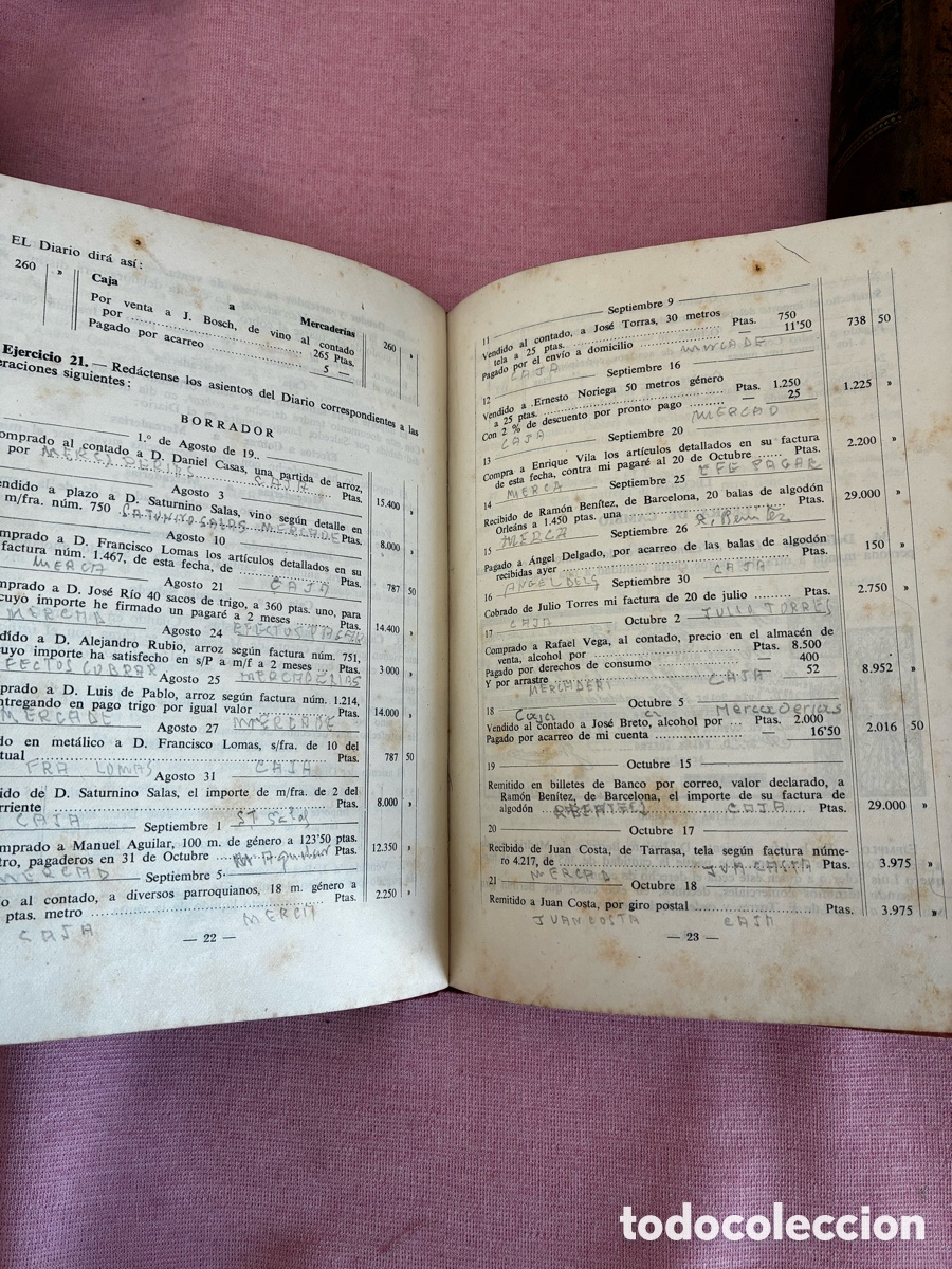 Libros de segunda mano: Libro TENEDUR&Iacute;A . Primer Grado. Ed, 1954 - Foto 4