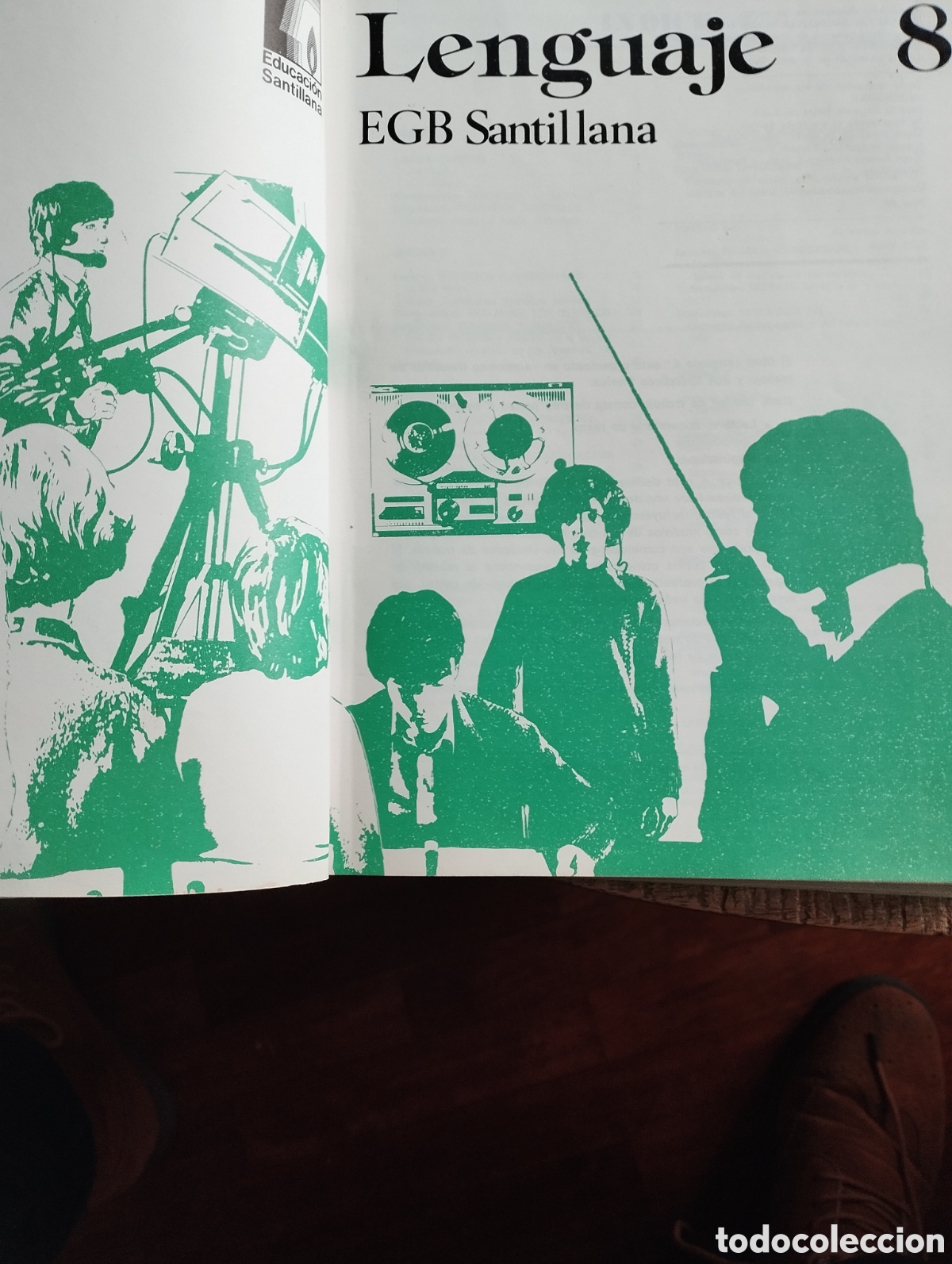 Libros de segunda mano: Libro de 8 de lenguaje EGB Santillana - Foto 3
