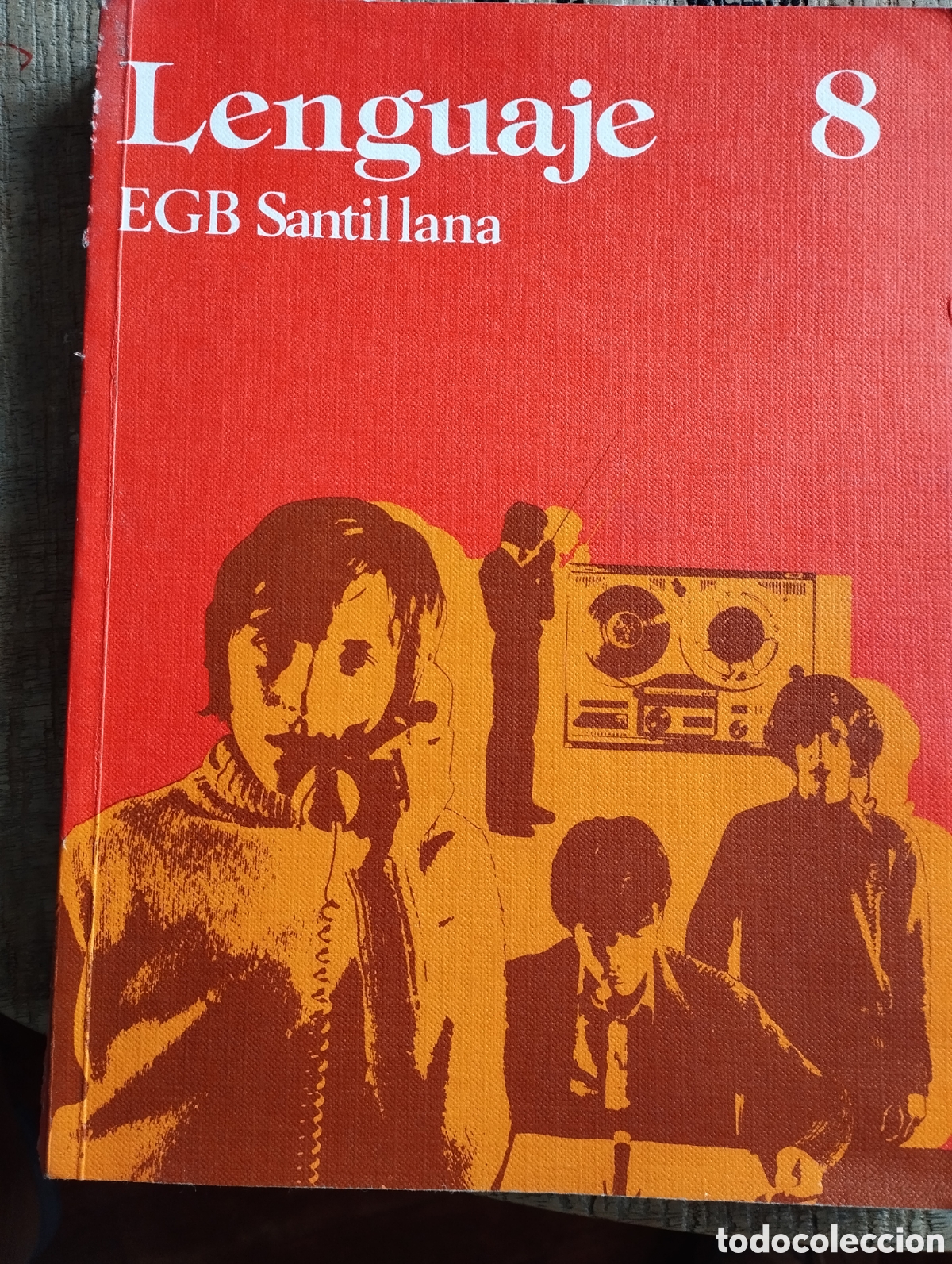 Libros de segunda mano: Libro de 8 de lenguaje EGB Santillana - Foto 1