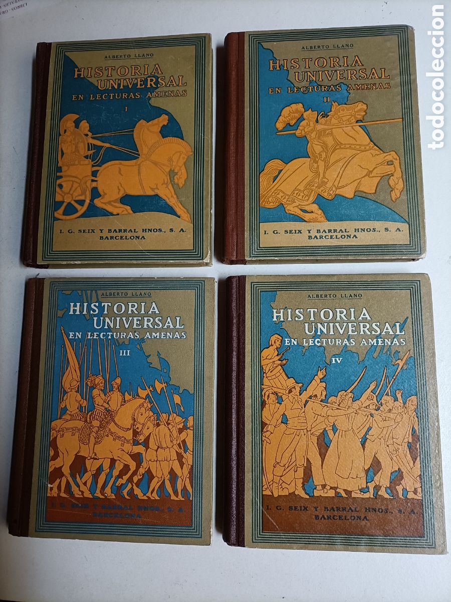 Libri di seconda mano: Historia universal en lecturas Alberto Llano. Escuela ense&ntilde;anza