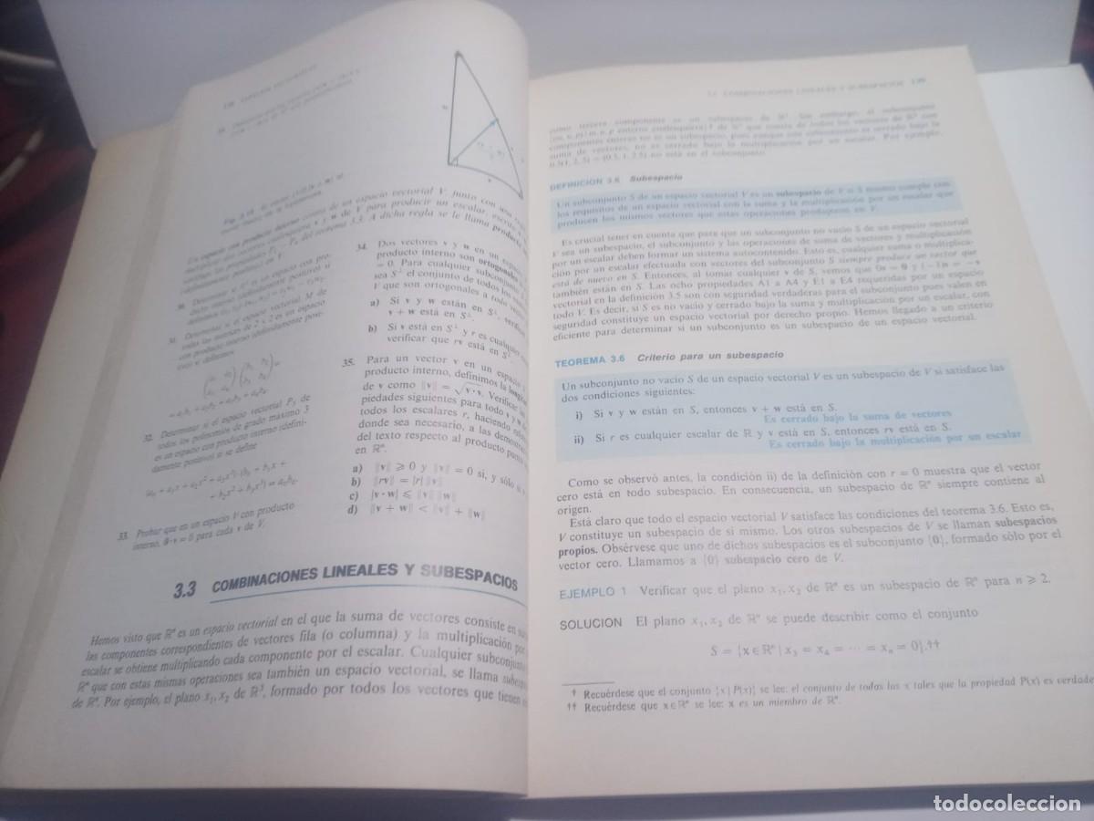 Libros de segunda mano: Algebral Lineal Fraleigh - Foto 4