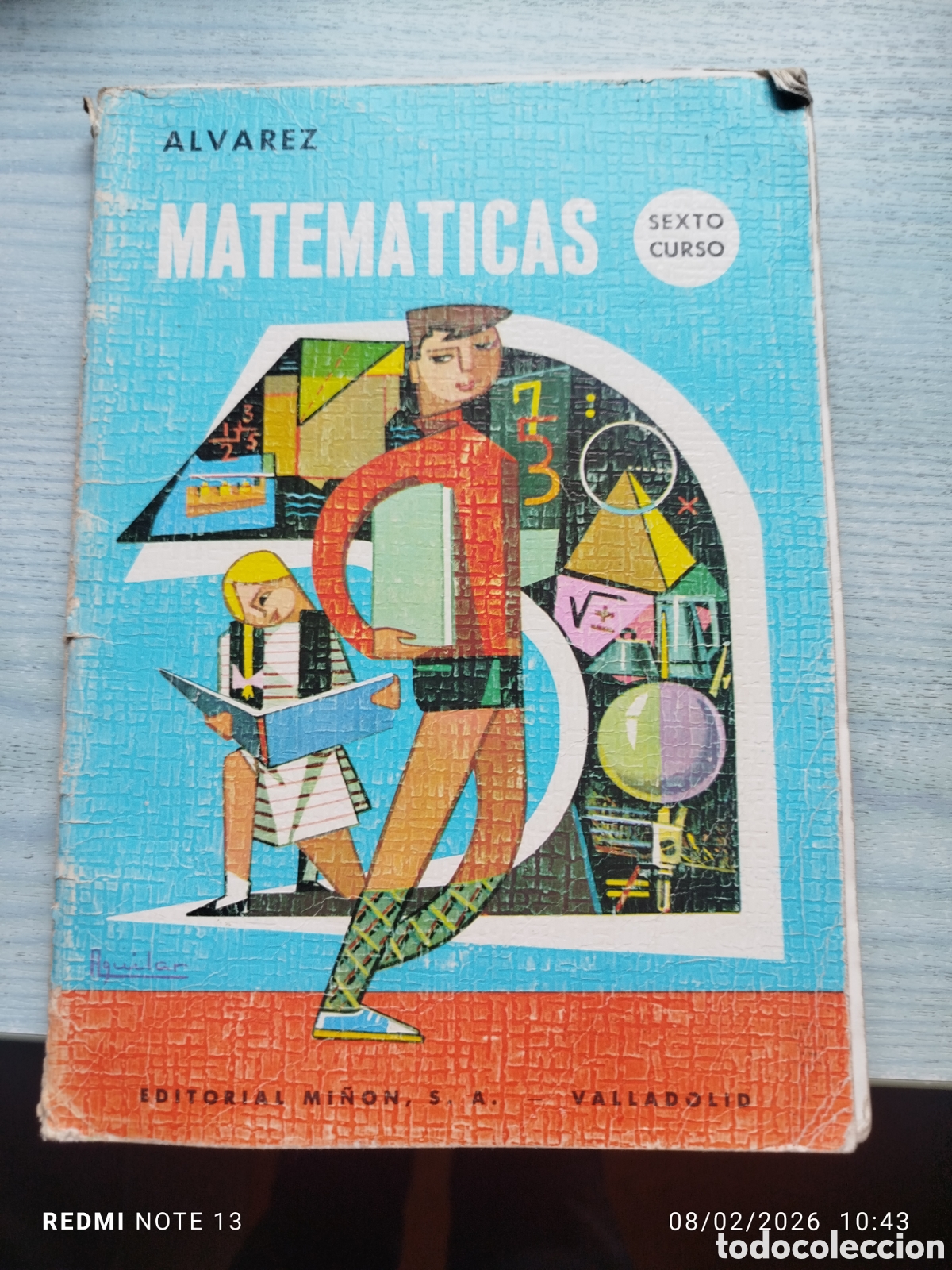 Libros de segunda mano: Libro escuela &Aacute;lvarez mi&ntilde;on matem&aacute;ticas 6 curso - Foto 1