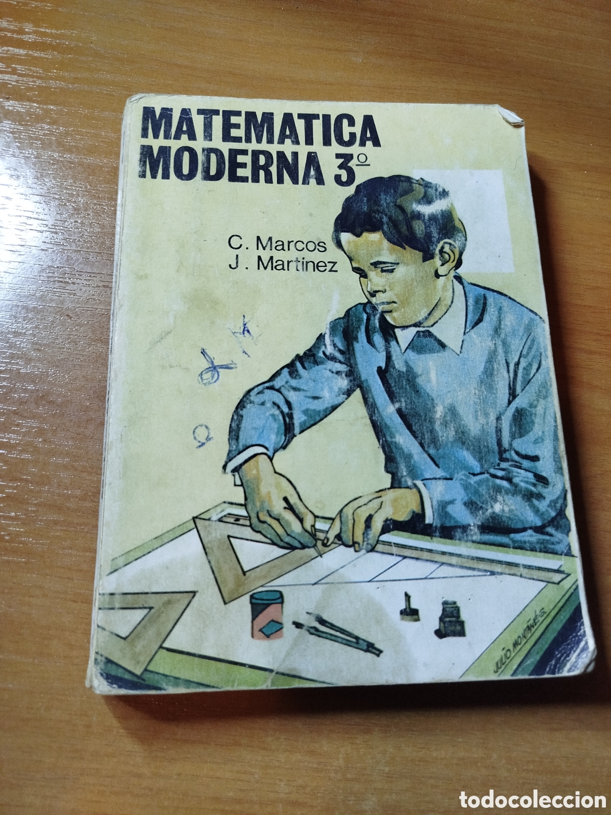 Libros de segunda mano: Matem&aacute;tica moderna 3. C. Marcos. J. Mart&iacute;nez. Sm. Matem&aacute;ticas - Foto 1