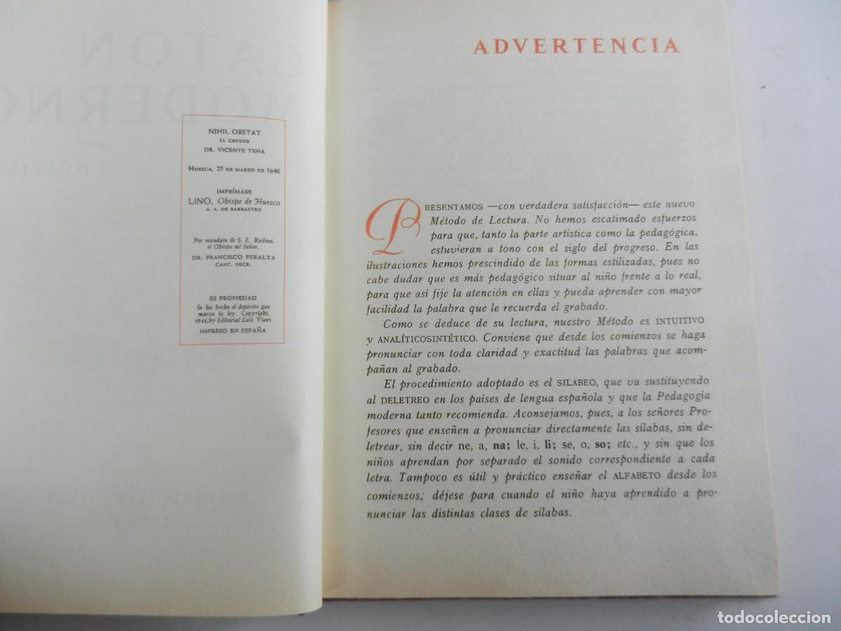 Libros de segunda mano: CAT&Oacute;N MODERNO - EDITORIAL LUIS VIVES 2007 - FACSIMIL. - Foto 5