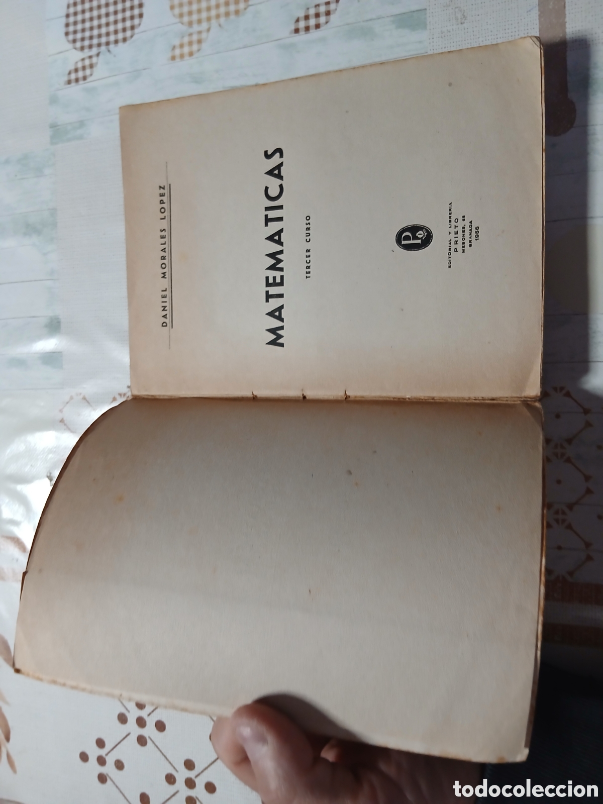 Libros de segunda mano: Libro Matem&aacute;ticas Comercio -Prof. Morales L&oacute;pez- Ed. Prieto 1.956. - Foto 5