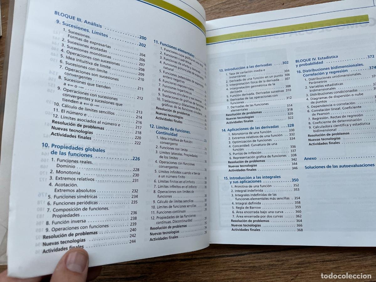 Libros de segunda mano: Matem&aacute;ticas I - 1&ordm; Bachillerato. EDITEX - Foto 13