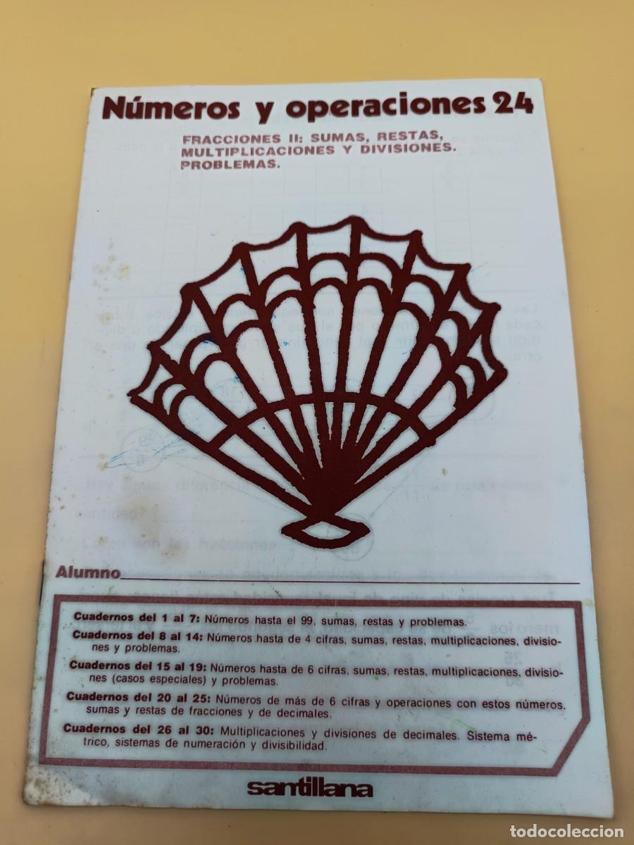 Libros de segunda mano: NUMEROS Y OPERACIONES N.24-SANTILLANA - Foto 1
