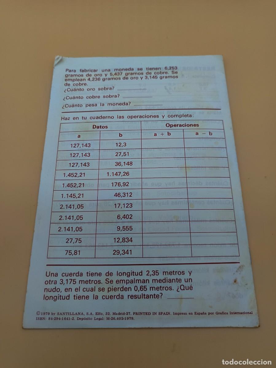 Libros de segunda mano: NUMEROS Y OPERACIONES N.25-SANTILLANA - Foto 2