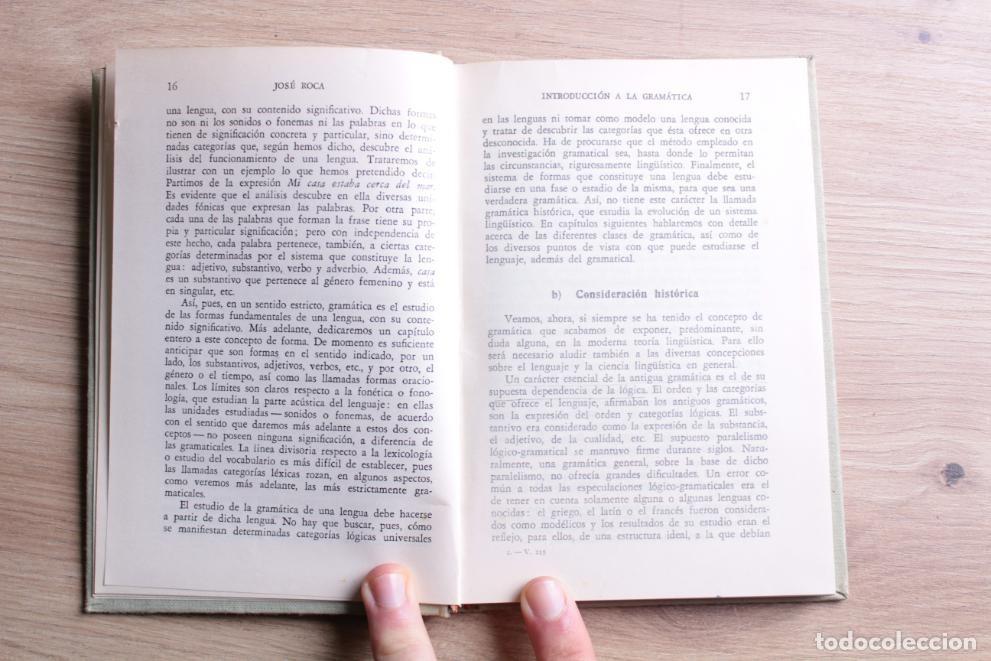 Libros de segunda mano: Introducci&oacute;n a la gram&aacute;tica Jos&eacute; Roca Pons - Foto 4